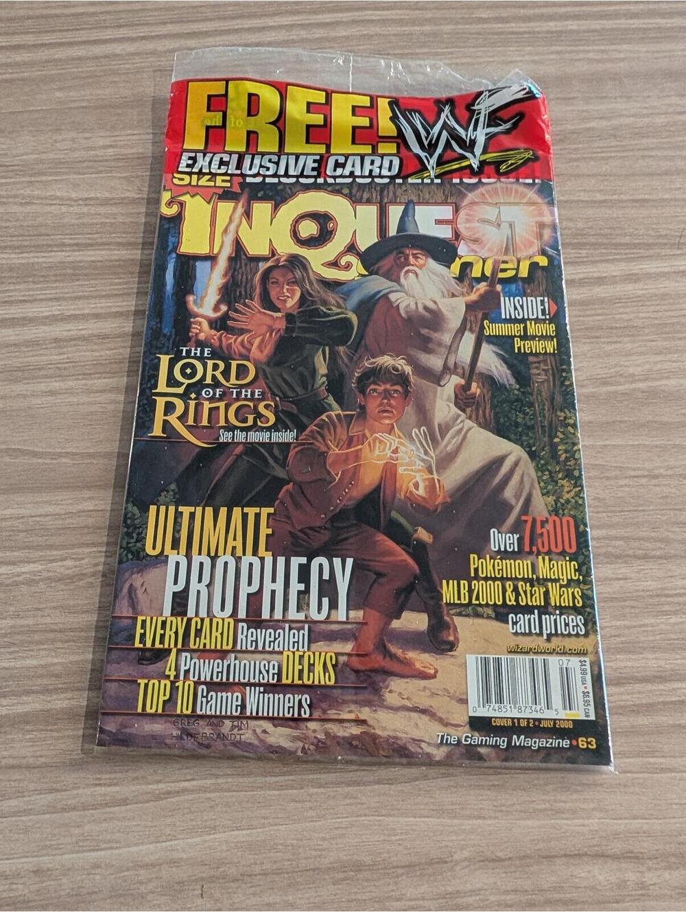 InQuest Gamer Magazine Issue #63 Featuring The Lord of the Rings & WWF Exclusive